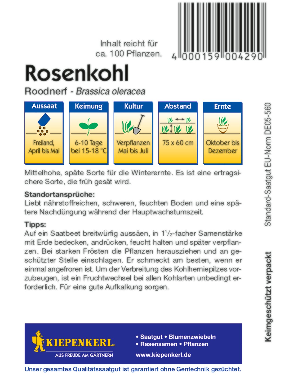 Rosenkohl Roodnerf