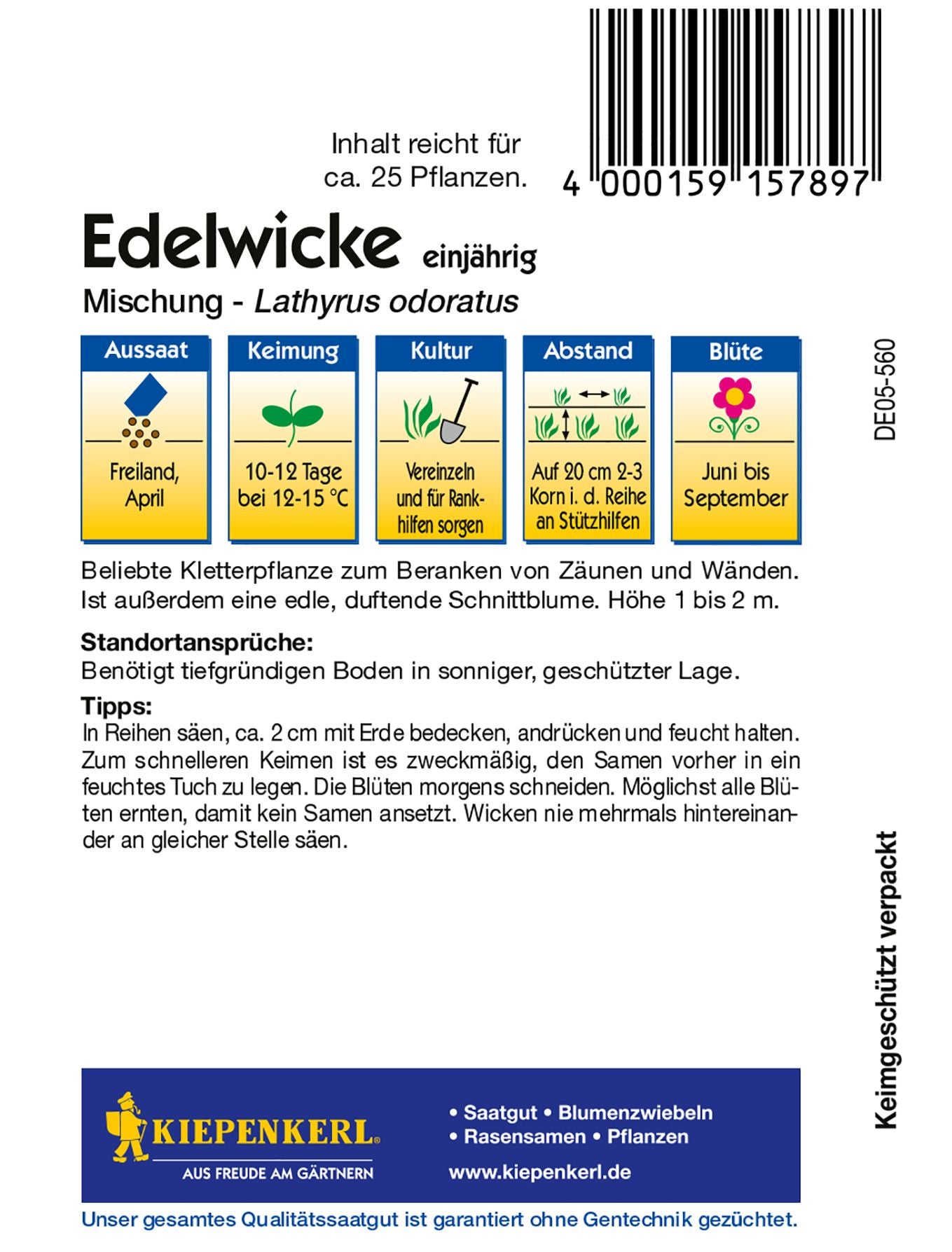 Edelwickensamen Mischung