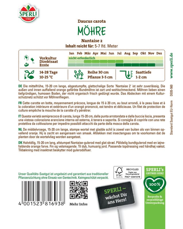 Möhre Nantaise 2