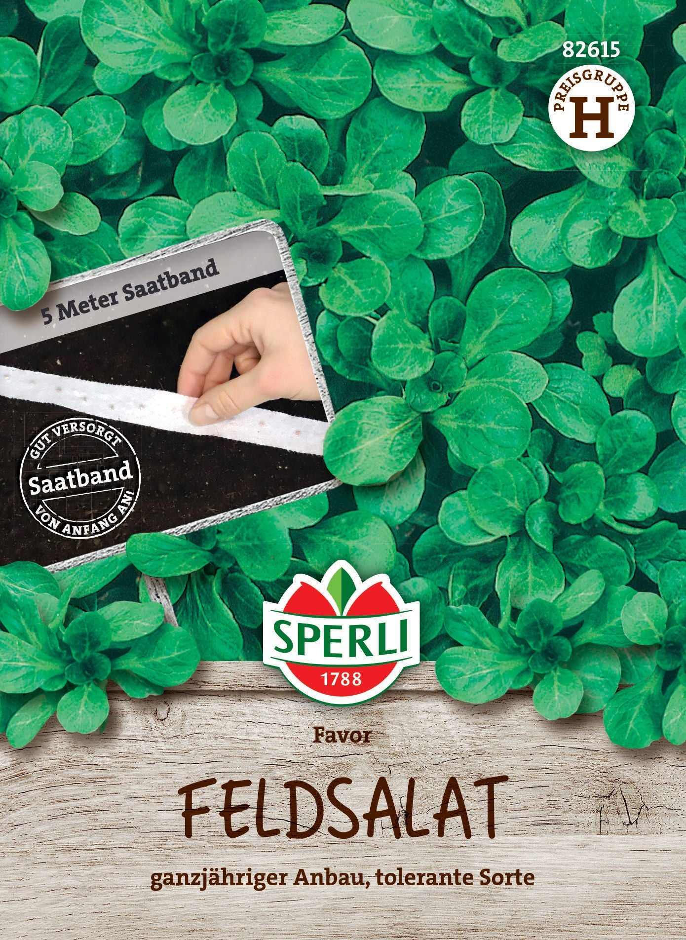 Feldsalat Favor, Saatband"