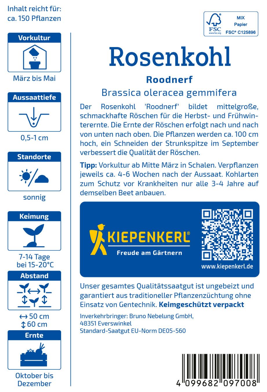 Rosenkohl Roodnerf