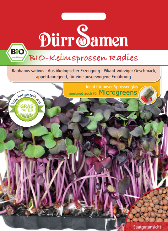 BIO-Keimsprossen Radies