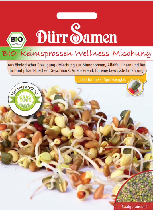 Bio-Keimsprossen Wellness Mischung, 75g