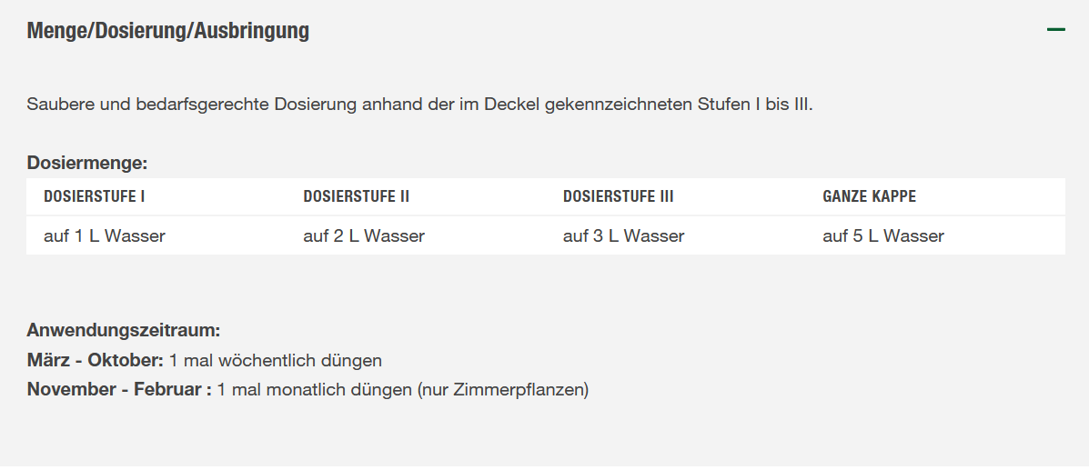 COMPO Grünpflanzen- und Palmendünger 500ml Flasche
