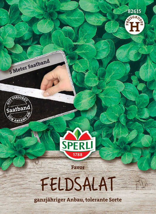 Feldsalat Favor, Saatband"