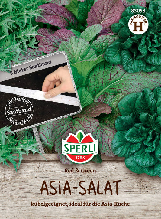 Asia-Salat Red &amp; Green, Saatband