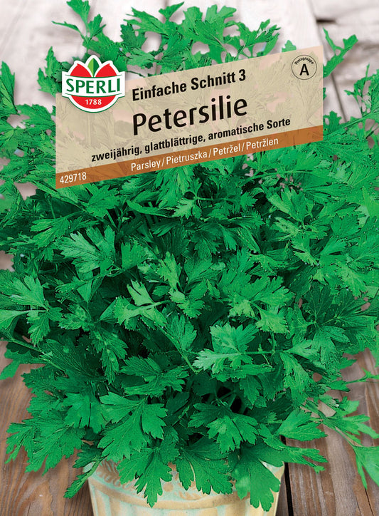 Petersiliensamen Einfache Schnitt 3
